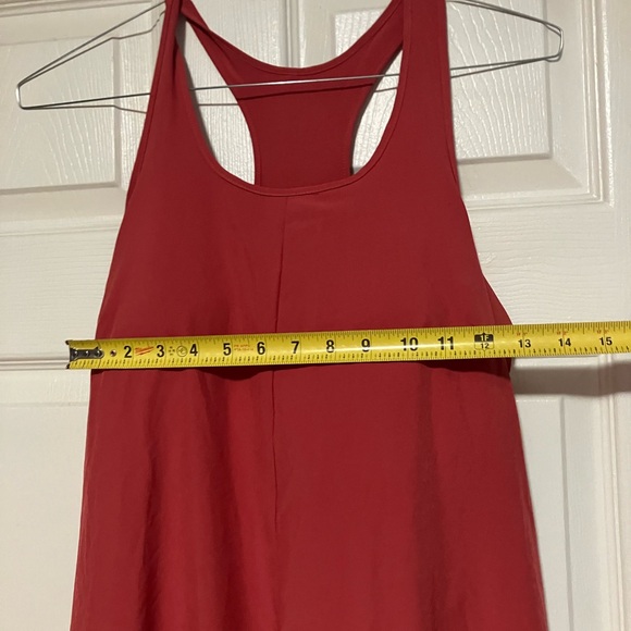Rust Red Racerback Active Dress - Picture 2 of 3